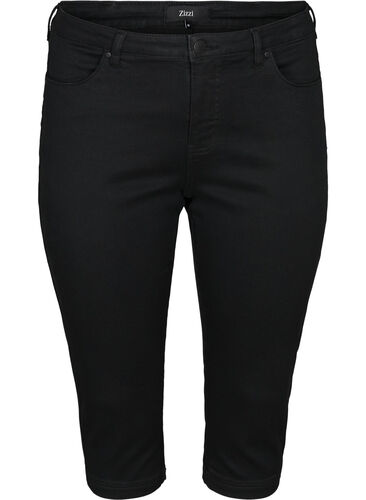 Slim Fit Emily Capri Jeans, Black, Packshot image number 0