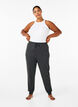 Jerseyhose mit hoher Taille, Dark Grey Melange, Model image number 0