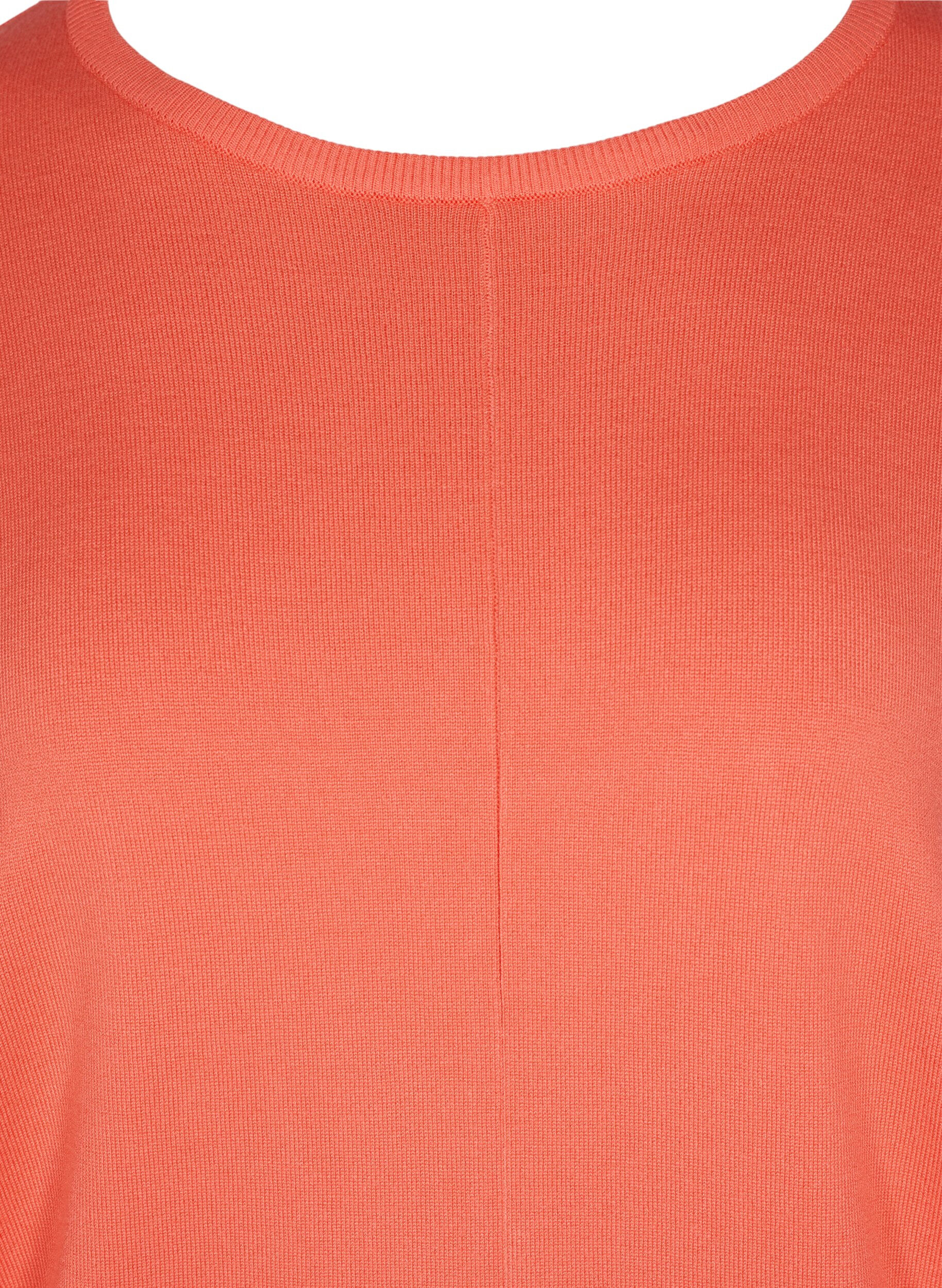 Zizzi Strickbluse , Living Coral, Packshot image number 2