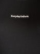 T-Shirt aus Baumwolle mit Text-Badge, Schwarz, Packshot image number 2