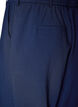 Taillierte Hose mit hoher Taille und gerader Passform, Blau, Packshot image number 3