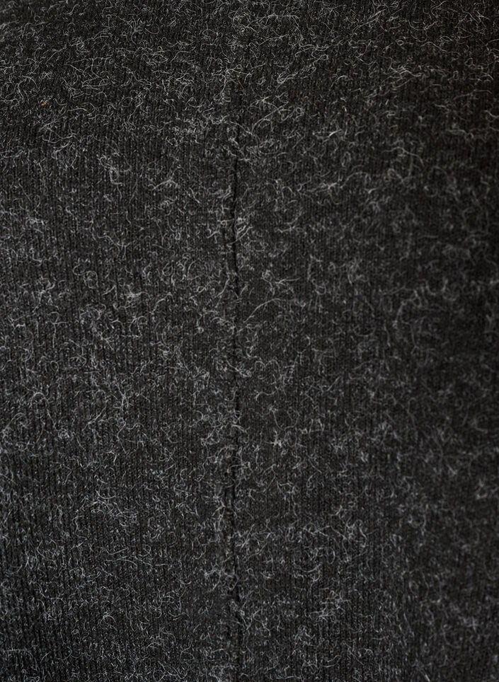 Strickponcho mit Rundhalsausschnitt, Grau, Packshot image number 2