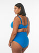 Bikini-Unterteil mit hoher Taille, Blau, Model image number 1
