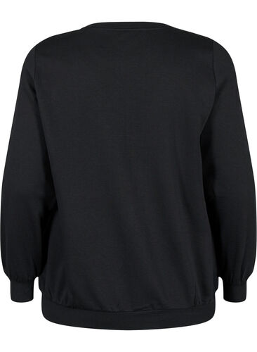 Weihnachts-Sweatshirt, Black LOADING, Packshot image number 1