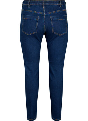 Slim Fit Emily Jeans mit normaler Taille., Dark blue, Packshot image number 1
