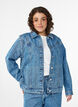 Jeansjacke mit abnehmbaren &Auml;rmeln, Blau, Model image number 0