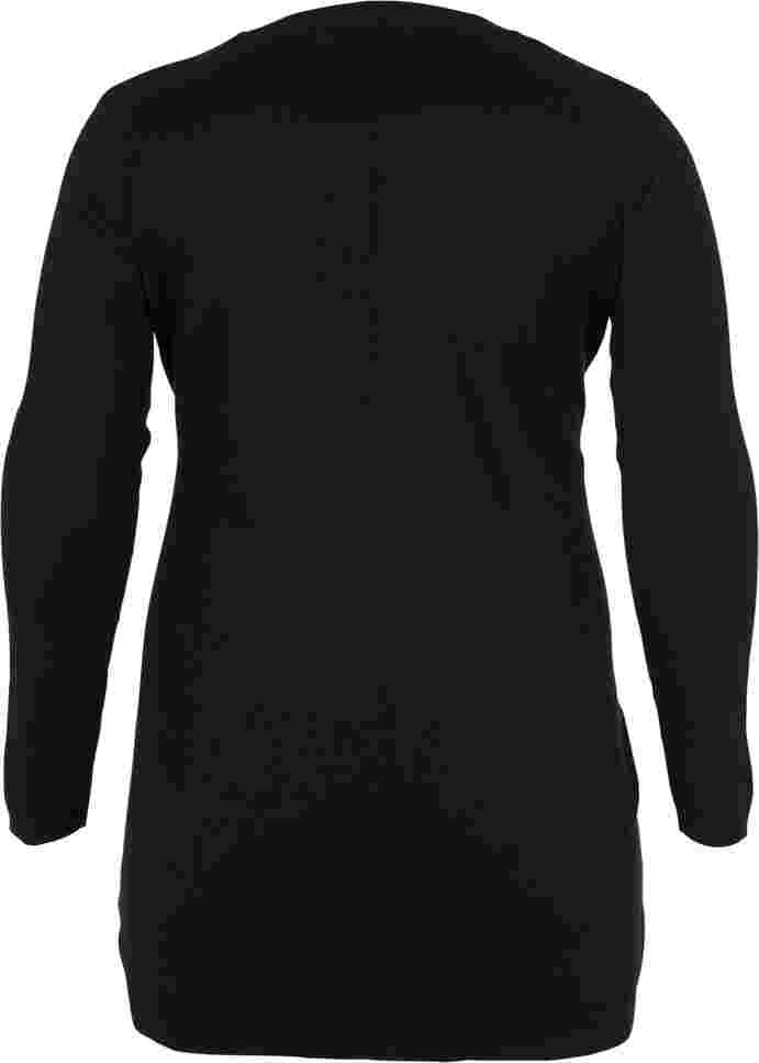 Cardigan mit Taschen, Black, Packshot image number 1
