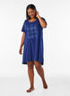 Kurz&auml;rmeliges Nachthemd aus Bio-Baumwolle, Blau, Model image number 1