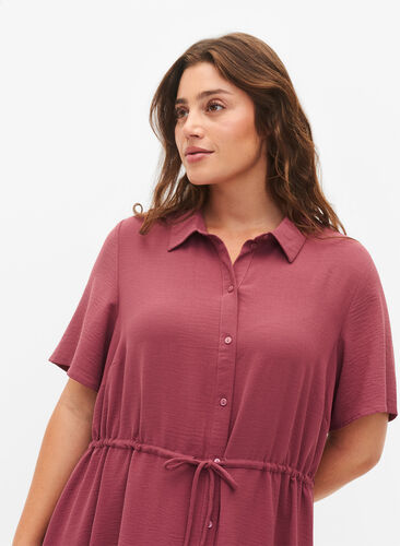 Kurzärmeliges Shirt-Kleid, Renaissance Rose, Model image number 3