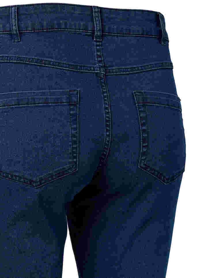 Extra schmale Sanna-Jeans mit normaler Taille, Dark blue, Packshot image number 3