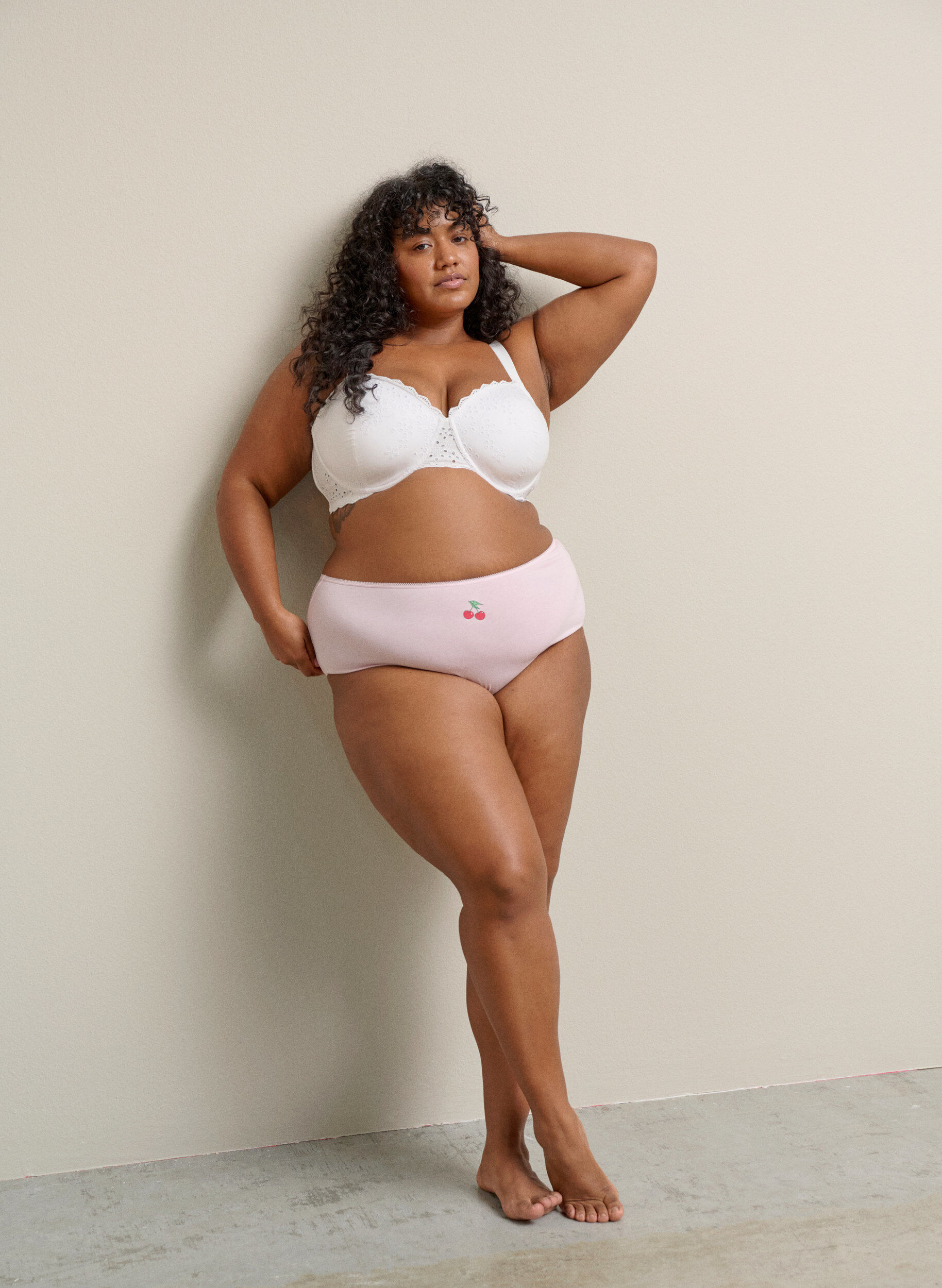 Zizzi 7-pack Hipster-Slips mit normaler Taillenh&ouml;he, Rot, Image image number 0