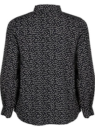FLASH – Hemd mit Tupfen, Black White Dot, Packshot image number 1