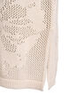 Strickkleid mit Ajourmuster und 3/4-Ärmeln, Beige, Packshot image number 3