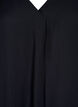 Kleid aus Viskose mit V-Ausschnitt, Schwarz, Packshot image number 2