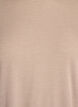 Bluse aus Jersey mit 3/4-&Auml;rmeln, Beige, Packshot image number 2
