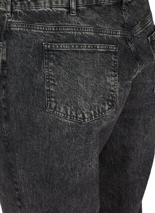 Cropped Mom Fit Mille Jeans mit lockerer Passform, Grey Denim 4, Packshot image number 3