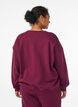 Sweatshirt mit Motiv, Dunkles Bordeaux, Model image number 2