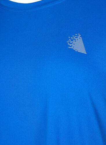 Kurzärmeliges Trainings-T-Shirt, Lapis Blue, Packshot image number 2