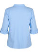 Hemdbluse mit Knopfverschluss aus Baumwoll-/Leinengewebe, Serenity, Packshot image number 1