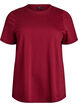 Basic T-Shirt aus Baumwolle mit Rundhalsausschnitt, Dunkles Bordeaux, Packshot image number 0