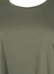 Kurz&auml;rmeliges T-Shirt aus einer Baumwollmischung, Gr&uuml;n, Packshot image number 2