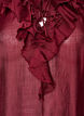 Viskosebluse mit R&uuml;schen und langen &Auml;rmeln, Rot, Packshot image number 2