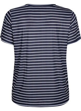 FLASH – T-Shirt mit Blumendruck, Night S. W. Stripe, Packshot image number 1