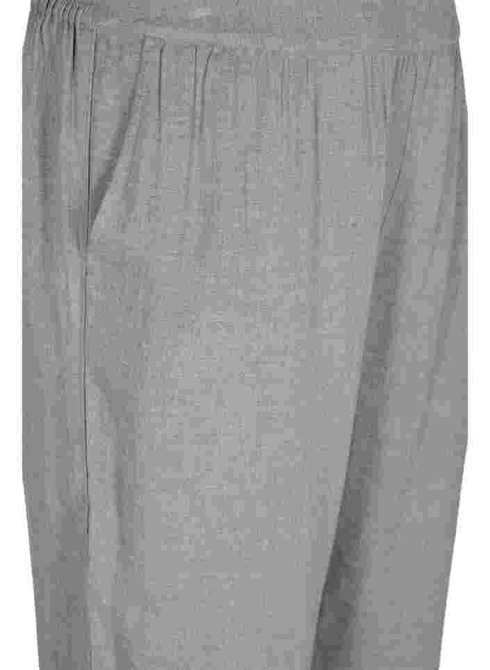 Klassische Hose mit Taschen, Grey Melange, Packshot image number 2
