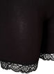 Fahrradshorts mit Spitzensaum, Schwarz, Packshot image number 2
