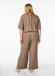 Lockere Hose mit elastischem Bund und Taschen, Braun, Model image number 1
