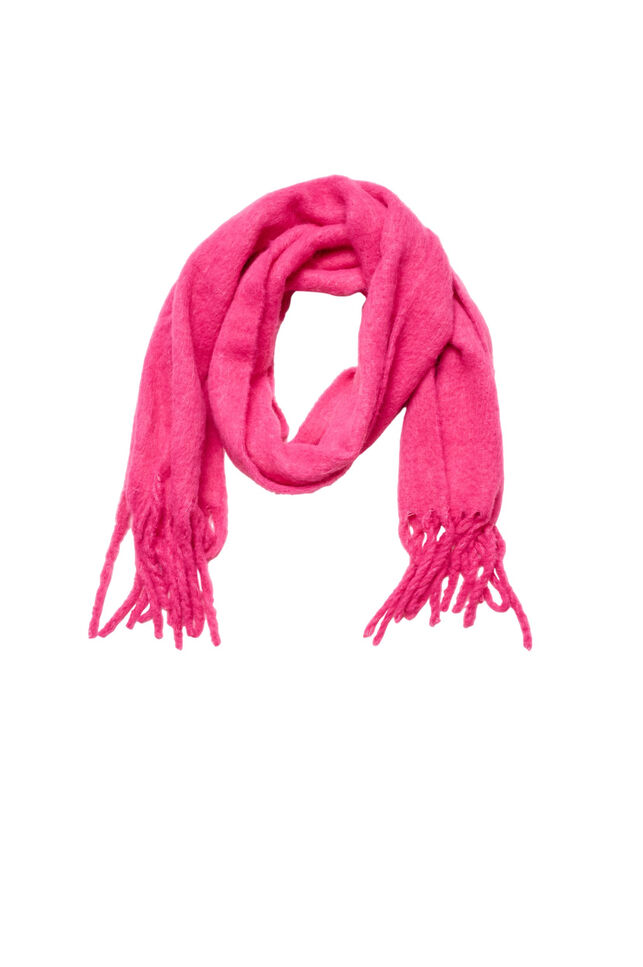 Weicher Schal mit Fransen, Pink, Packshot image number 0