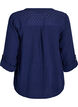 Bluse aus Baumwollmusselin mit Lochstickerei, Blau, Packshot image number 1