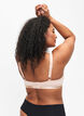 Geformter BH mit Mesh, Beige, Model image number 2