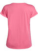 T-Shirt aus Baumwollmischung mit kurzen &Auml;rmeln, Pink, Packshot image number 1