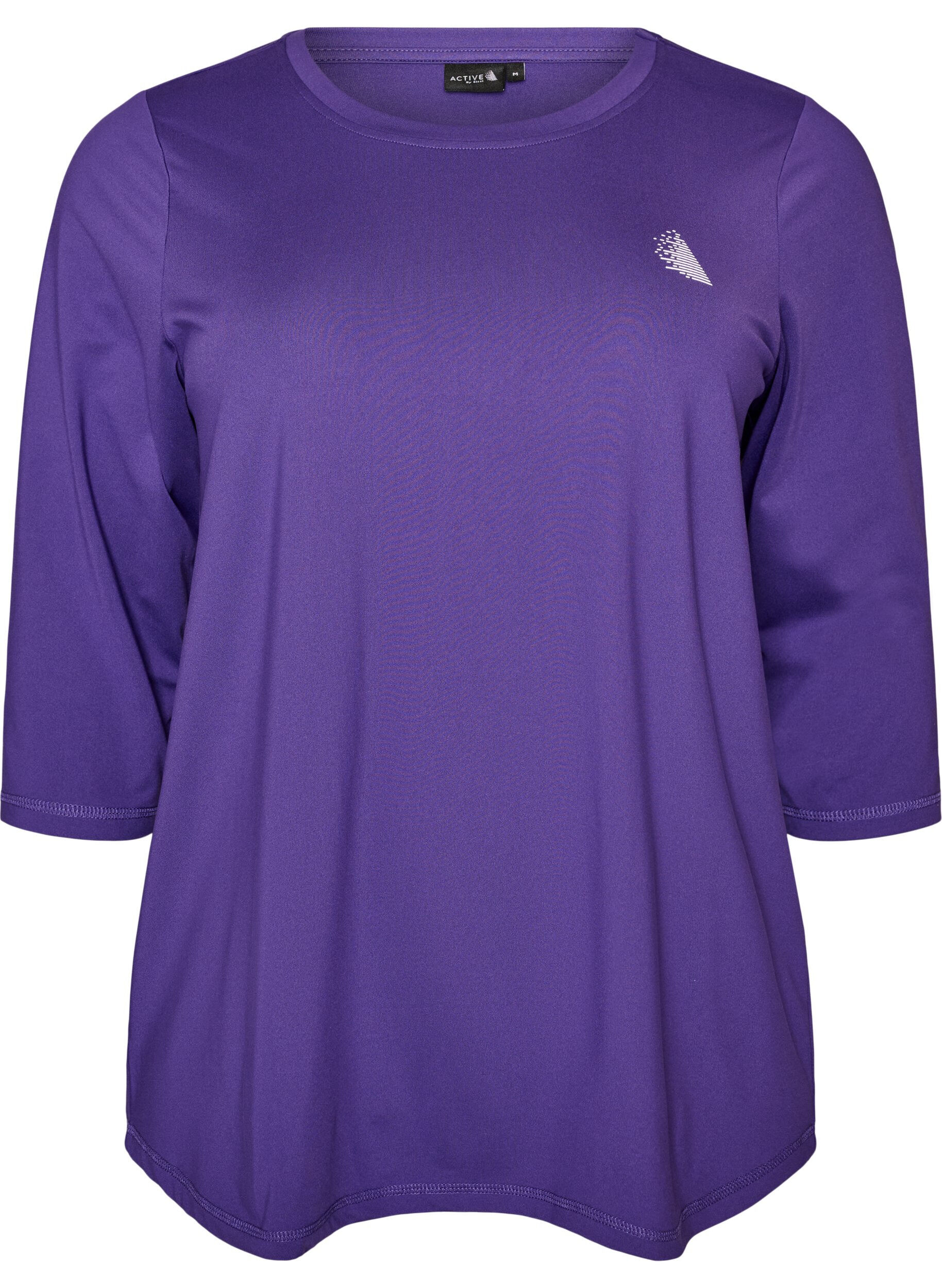 ZizziTrainingsshirt mit 3/4-&Auml;rmeln, Lila, Packshot image number 0