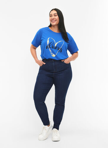 FLASH - T-Shirt mit Motiv, Princess Blue, Model image number 2