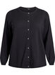 Cardigan mit runden Kn&ouml;pfen, Schwarz, Packshot image number 0