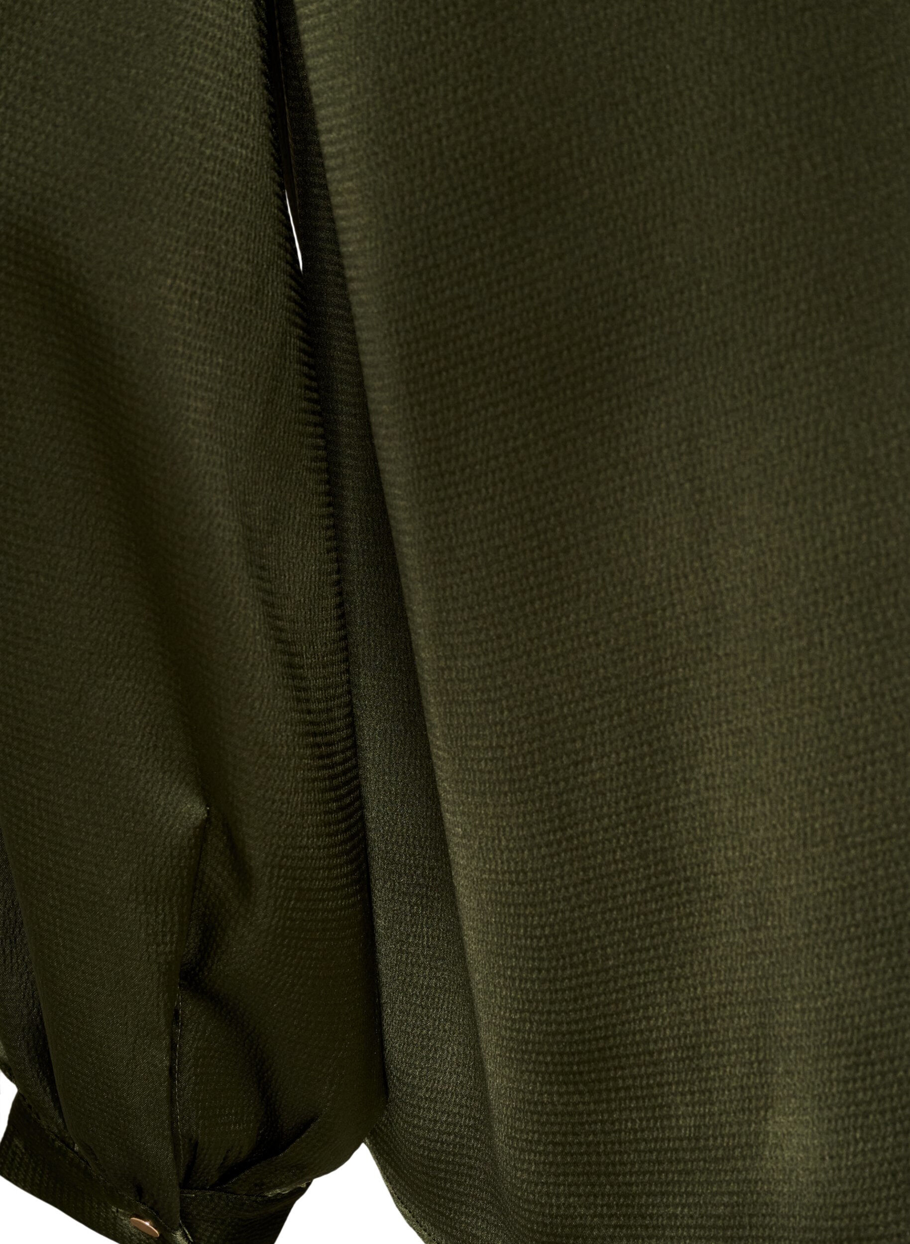 ZizziBluse mit Hemdkragen und V-Ausschnitt, Gr&uuml;n, Packshot image number 3