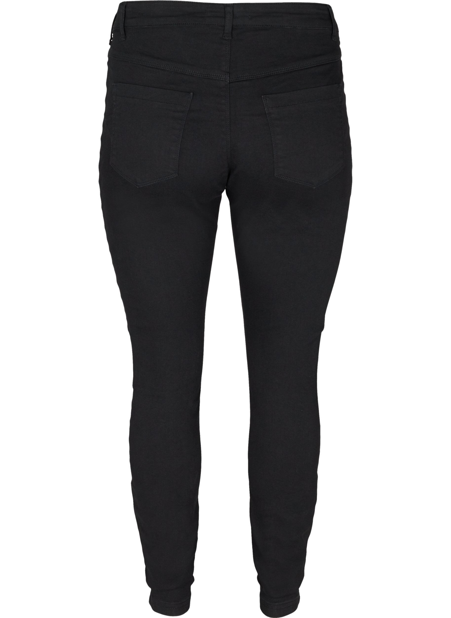 Zizzi Jeggings aus Baumwollmischung, Schwarz, Packshot image number 1