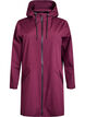 Regenjacke mit Taschen und Kapuze., Dunkles Bordeaux, Packshot image number 0