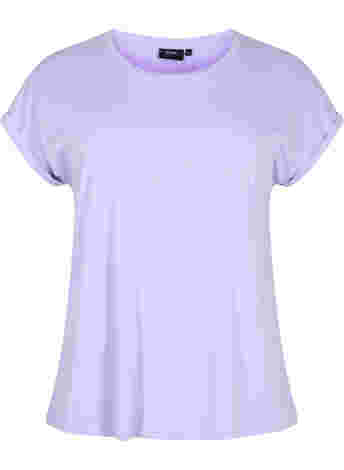Kurzärmeliges T-Shirt aus einer Baumwollmischung