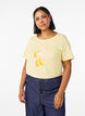 T-Shirt mit Print, Gelb, Model image number 0