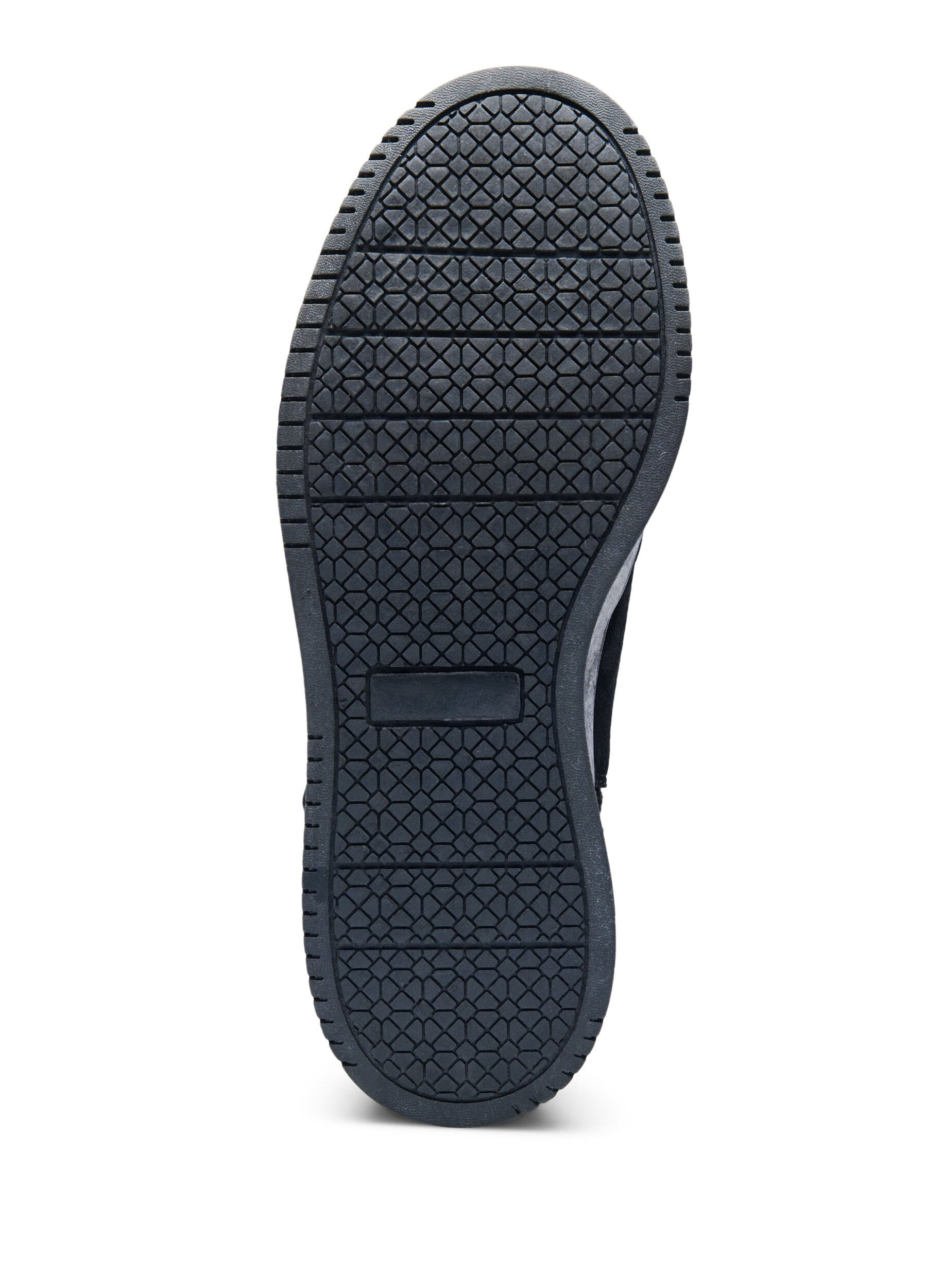 Zizzi Kurzer, weit geschnittener Stiefel aus Wildleder, Black, Packshot image number 5