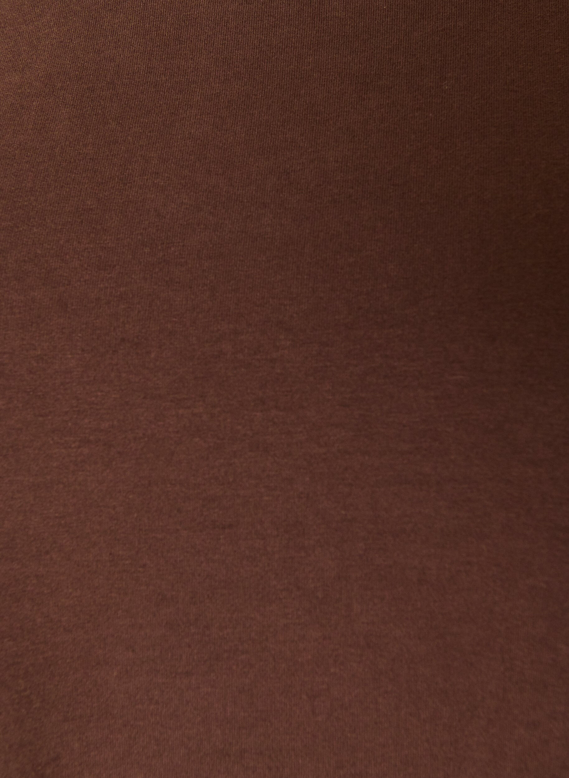 ZizziBasic Bluse aus Jersey mit langen &Auml;rmeln, Braun, Packshot image number 2