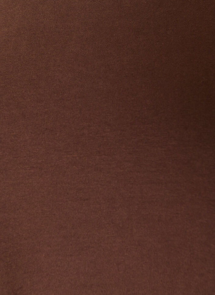 Basic Bluse aus Jersey mit langen &Auml;rmeln, Braun, Packshot image number 2