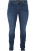 Super Slim Amy Jeans mit hoher Taille, Blau, Packshot image number 0