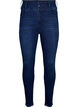 Super schlanke Bea Jeans mit extra hoher Taille, Dark Blue, Packshot image number 0