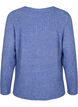 Strickpullover mit Schlitz, Gray Blue Mel., Packshot image number 1