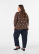 Strickjacke mit Punktmuster, Braun, Model image number 2
