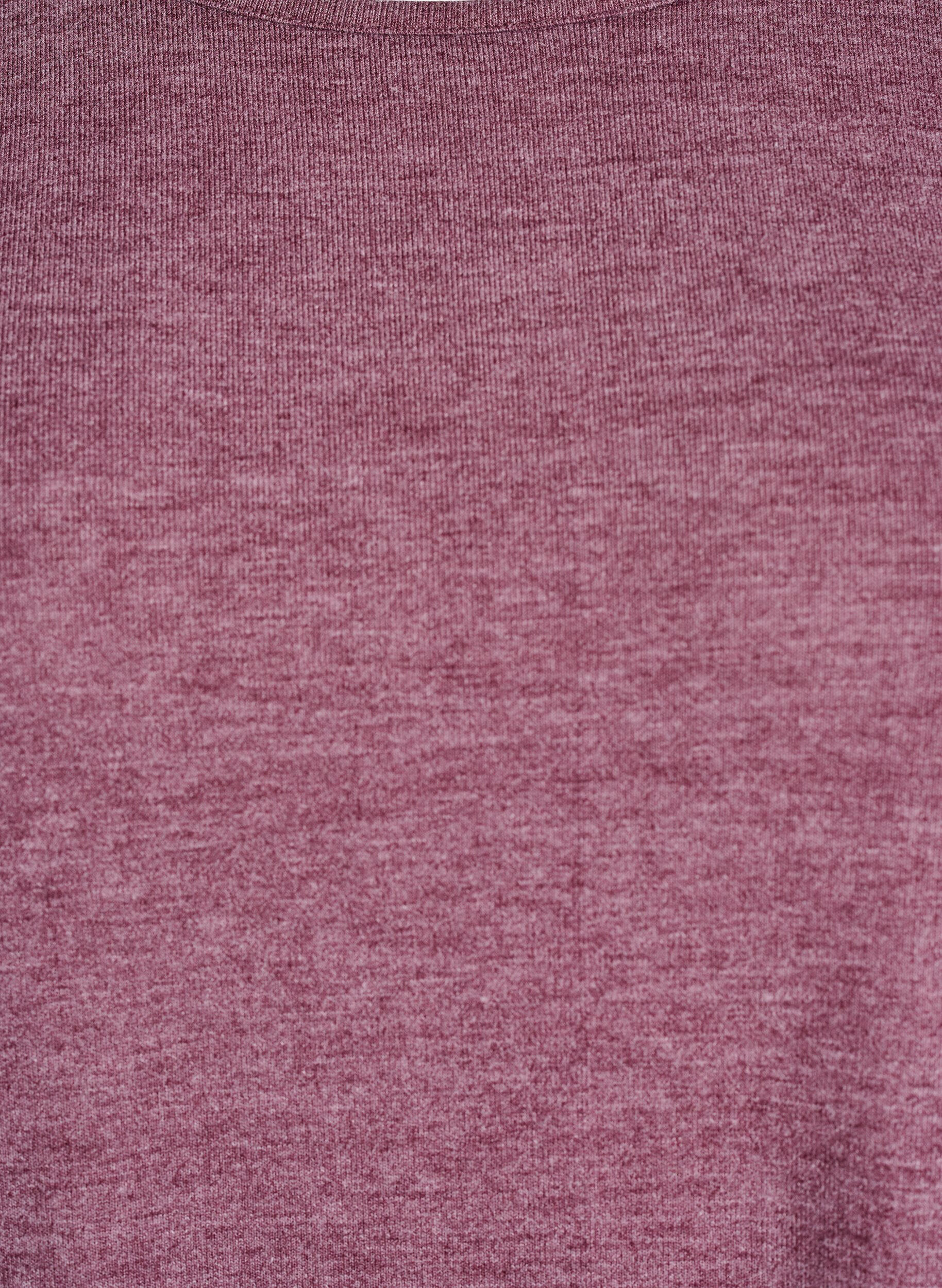 Zizzi Bluse aus Jersey mit 3/4-&Auml;rmeln, Rot, Packshot image number 2